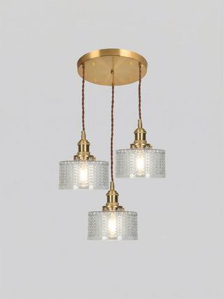 Pendant Light | Ribbed Vintage Design