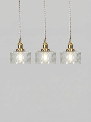 Pendant Light | Ribbed Vintage Design