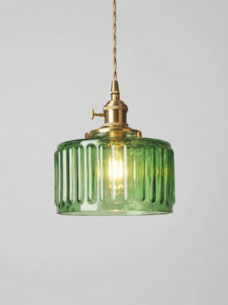 Pendant Light | Ribbed Vintage Design