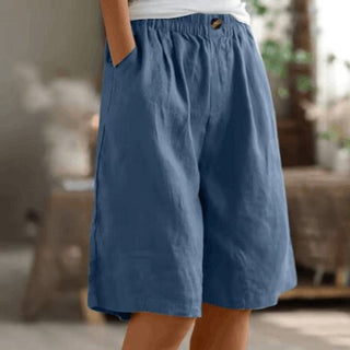 Women Shorts | Elastic Waist | Relaxed Fit | Summer