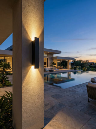 Outdoor Wall Light | Modern Up Down Design
