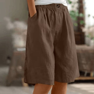 Women Shorts | Elastic Waist | Relaxed Fit | Summer