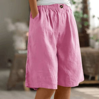Women Shorts | Elastic Waist | Relaxed Fit | Summer