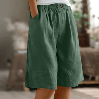 Women Shorts | Elastic Waist | Relaxed Fit | Summer