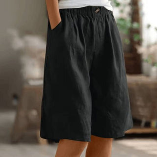 Women Shorts | Elastic Waist | Relaxed Fit | Summer