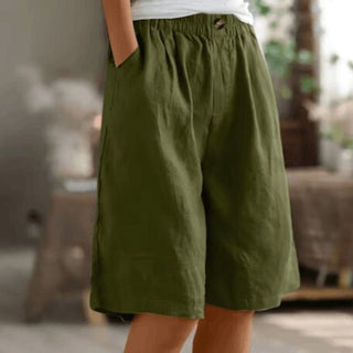 Women Shorts | Elastic Waist | Relaxed Fit | Summer