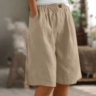 Women Shorts | Elastic Waist | Relaxed Fit | Summer
