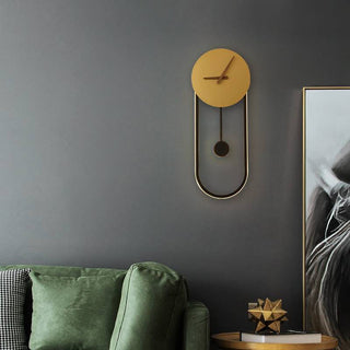 Modern LED Clock Wall Sconce Light Fixture | Aurenza