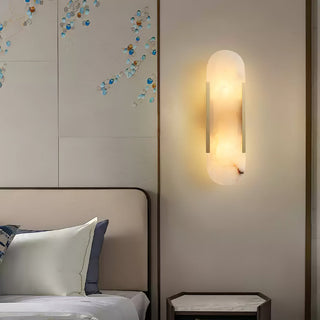 Modern Marble LED Wall Sconce Light Fixture | Marovelle