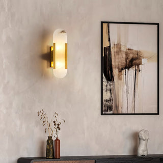 Modern Marble LED Wall Sconce Light Fixture | Marovelle