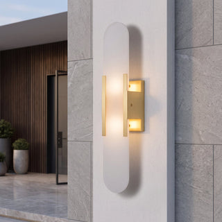 Modern Marble LED Wall Sconce Light Fixture | Marovelle