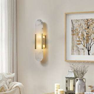 Modern Marble LED Wall Sconce Light Fixture | Marovelle