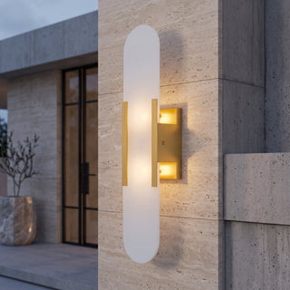 Modern Marble LED Wall Sconce Light Fixture | Marovelle