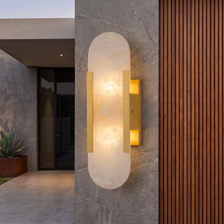Modern Marble LED Wall Sconce Light Fixture | Marovelle