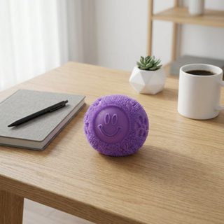 Fuzz Ball Stress Relief Fidget Toy for Desktop Ornament with Squishy Texture | Foster