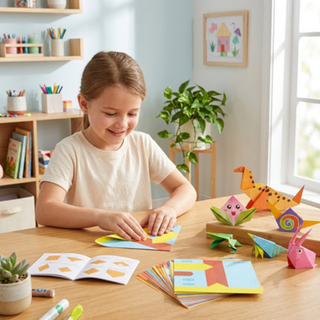 Montessori Origami Craft Kit 3D Paper Animals DIY Educational Activity | Duncan