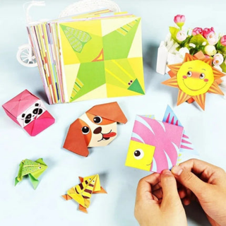 Montessori Origami Craft Kit 3D Paper Animals DIY Educational Activity | Duncan