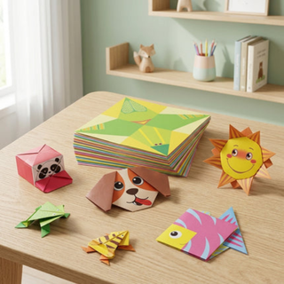 Montessori Origami Craft Kit 3D Paper Animals DIY Educational Activity | Duncan
