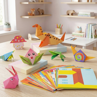Montessori Origami Craft Kit 3D Paper Animals DIY Educational Activity | Duncan