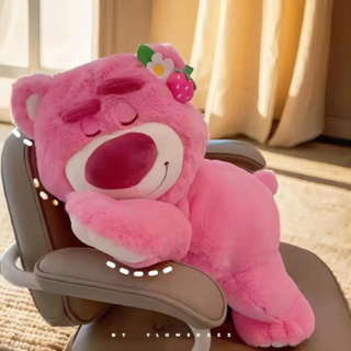 Plush Strawberry Bear Pillow Soft Stuffed Toy Cuddly Gift | Eastman