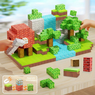 Magnetic Building Blocks Creative STEM Montessori Toy Set for Kids | Delaney