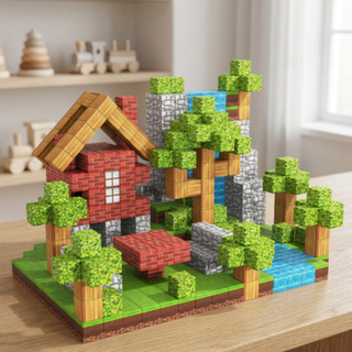 Magnetic Building Blocks Creative STEM Montessori Toy Set for Kids | Delaney