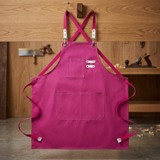 Canvas Work Apron Adjustable Straps Multiple Pockets Kitchen Workshop Use | Dexter