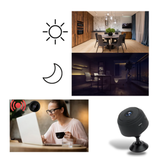 Mini Wireless Security Camera Magnetic Mount Night Vision | Beasley
