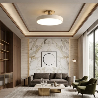 Modern Round LED Flush Mount Ceiling Light | Noventra