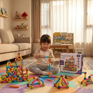 Magnetic Building Blocks Montessori Educational Construction Toy | Bellamy