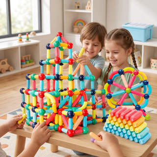 Magnetic Building Blocks Montessori Educational Construction Toy | Bellamy