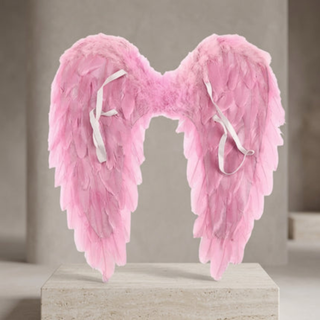 Feathered Angel Wings Halloween Cosplay Costume Accessory | Blackburn