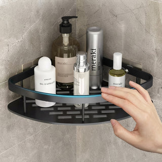 Wall Mounted Corner Bathroom Storage Shower Shelf | Creston