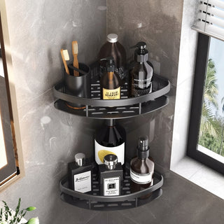 Wall Mounted Corner Bathroom Storage Shower Shelf | Creston