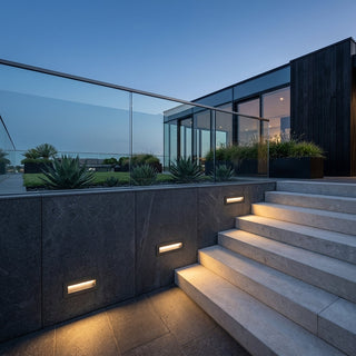 Waterproof Recessed LED Stair Step Wall Light | Ellington