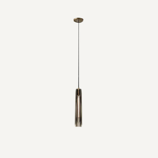 Crystal Glass Brass Mini Pendant Light | Maddox
