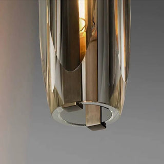 Crystal Glass Brass Mini Pendant Light | Maddox