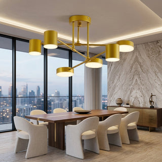 Six Arm Surface Mounted LED Flush Mount Ceiling Light | Caldwell