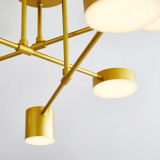 Six Arm Surface Mounted LED Flush Mount Ceiling Light | Caldwell