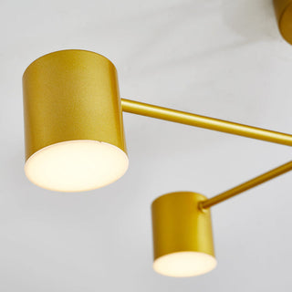 Six Arm Surface Mounted LED Flush Mount Ceiling Light | Caldwell