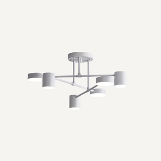 Six Arm Surface Mounted LED Flush Mount Ceiling Light | Caldwell