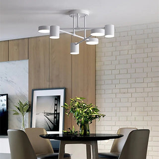 Six Arm Surface Mounted LED Flush Mount Ceiling Light | Caldwell