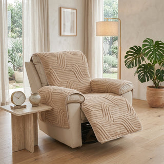 Jacquard Pattern Non Slip Recliner Armchair Cover | Winslow