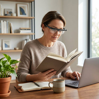 Near And Far Vision Glasses With Adjustable Magnification For Reading And Driving | Grayson