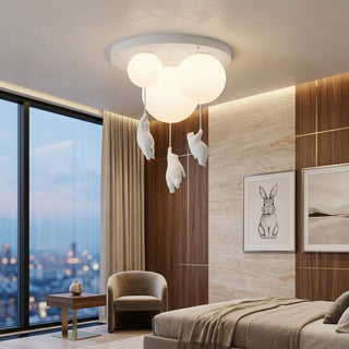 Bear Balloon Pendant Ceiling Light For Kids Bedroom | Luminara
