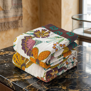 Boho Geometric Cotton Gauze Decorative Blanket for Sofa | Bradford