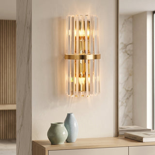 Crystal Stainless Steel Up Down LED Wall Light | Norwood