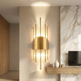 Crystal Stainless Steel Up Down LED Wall Light | Norwood