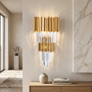 Crystal Stainless Steel Up Down LED Wall Light | Norwood