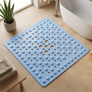 Square Non Slip Shower Mat With Drainage Holes | Langford